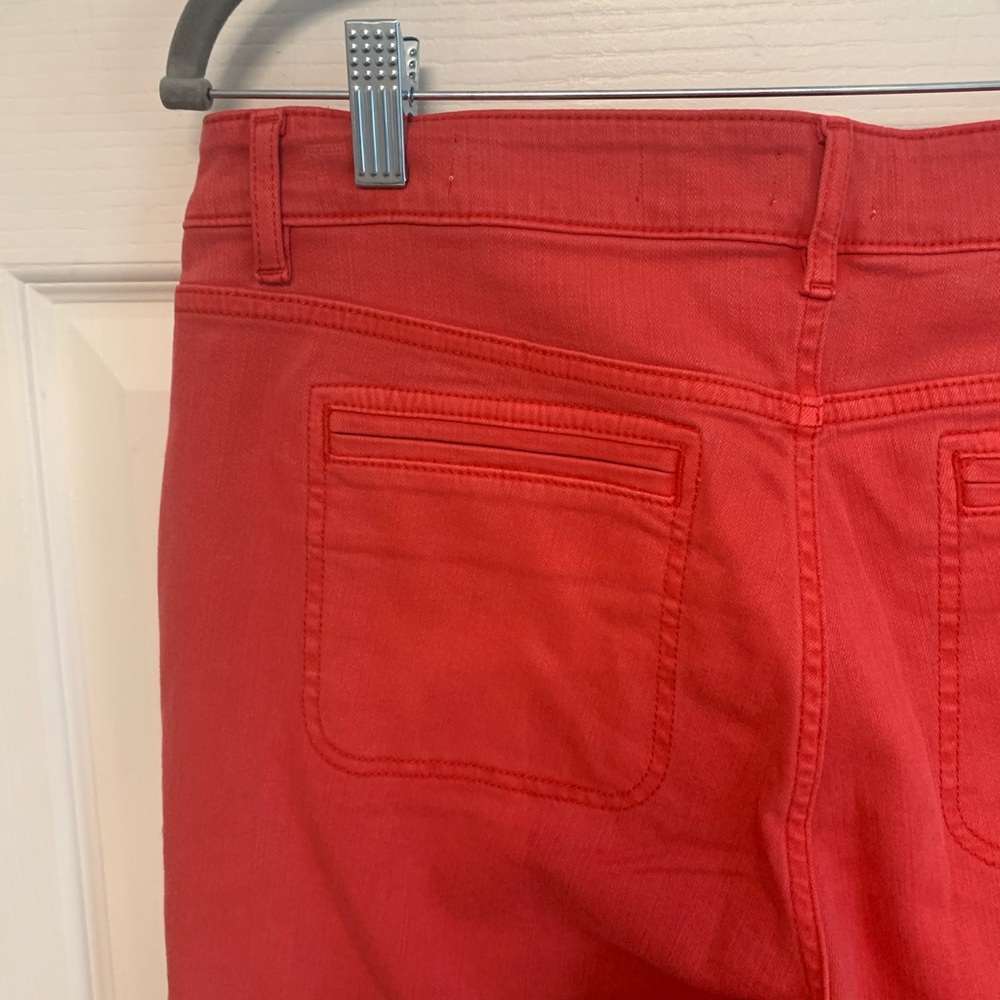 J. Jill Coral Wide Leg Crop Pants. Size 10 - Picture 10 of 14